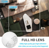 WIRELESS WI-FI SMOKE DETECTOR HIDDEN SECURITY CAMERA (with Night Vision)