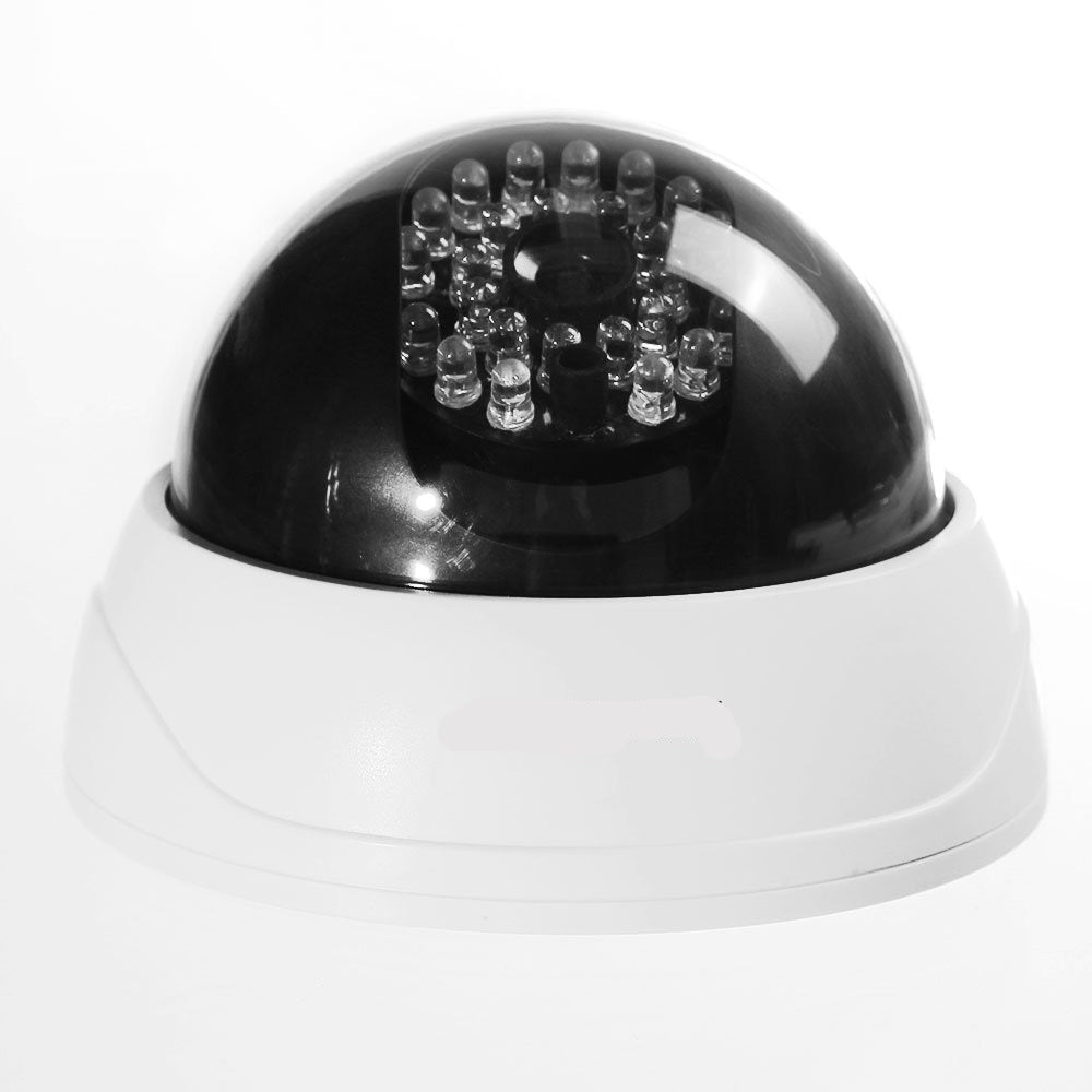 CCTV Dome Dummy Cameras w/ IR LED Lights - 4 Pack (Indoor)