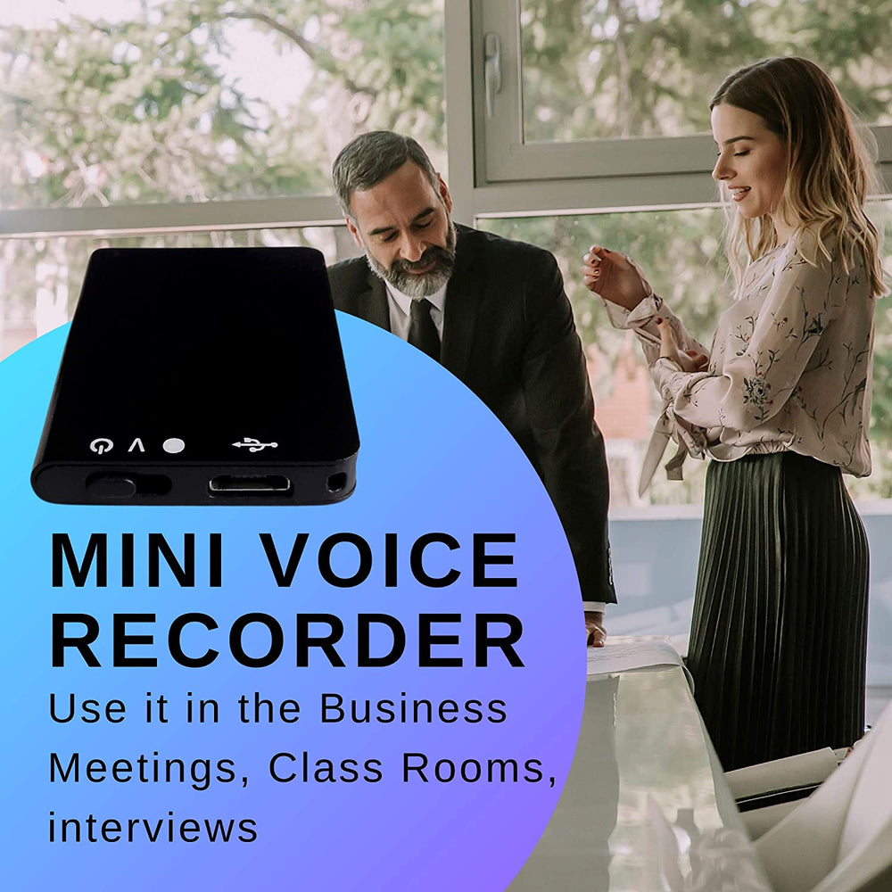 16GB Micro Audio Recorder with 192 Hours of Recording Time