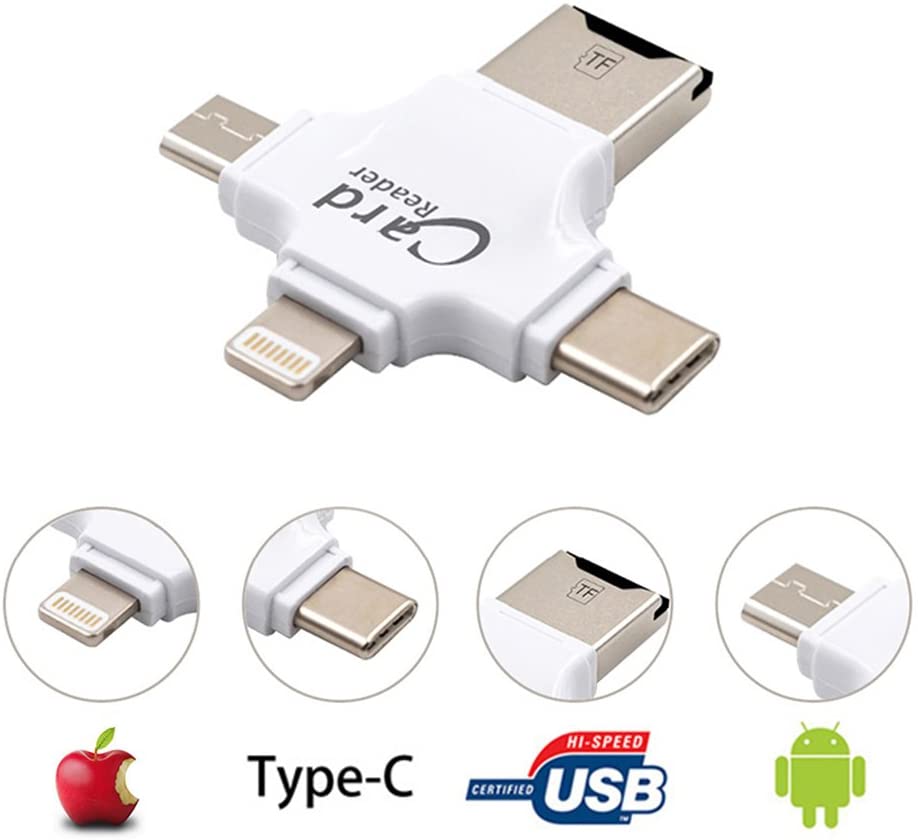 4-In-One Multi-Function Memory Card Reader