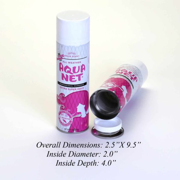 Diversion Safe - Aqua Net Hair Spray – Metro Spy Supply HSV
