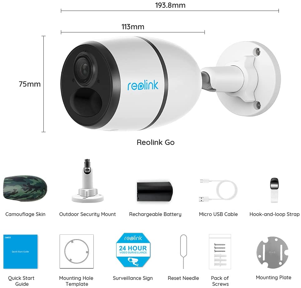 Wireless Outdoor Cellular [4G LTE / 3G] Security CAM