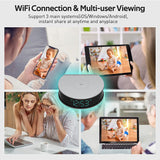 WiFi Wireless Phone Charging Nanny Camera Alarm Clock
