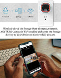 Smart Wifi Covert Charger Camera (with invisible night vision & motion detection alarm)