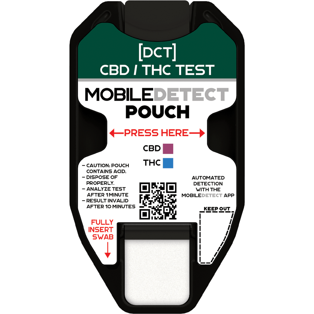 Presumptive [DCT] CBD / THC Drug Test Kit (with smart phone reporting)