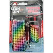 Bling Stun Gun and Pepper Spray Combo Pack