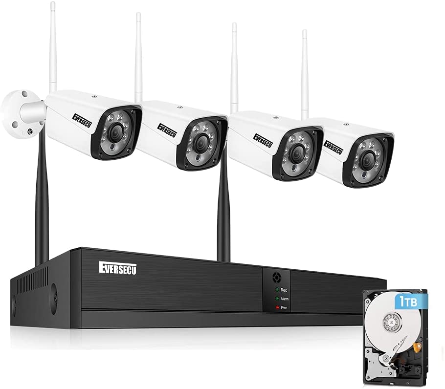 4 Camera System 4 Camera / 4 Channel Wireless Camera System (Indoor /Outdoor w/ Night ...