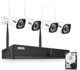 4 Camera / 4 Channel Wireless Camera System  (Indoor /Outdoor w/ Night Vision)