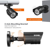 4 Camera Imitation Bullet Wireless Security System (Indoor / Outdoor)