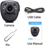 Portable Body/ Sport Cam Security Camera (with night vision & built-in 32GB memory card)