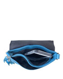 Studded Western Leather Concealment Bag (Colors: Pink or Blue)