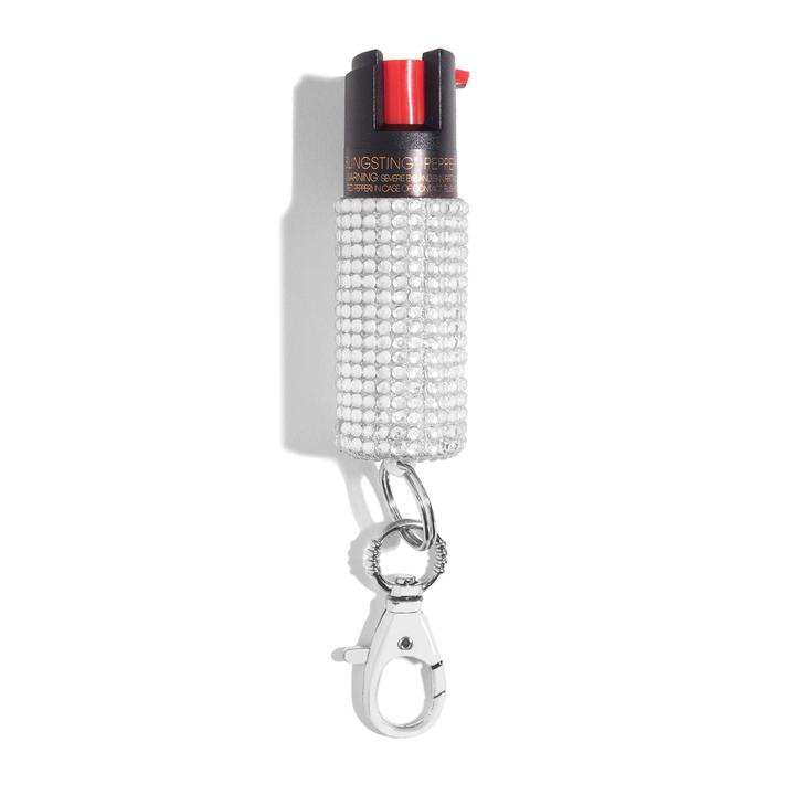 Rhinestone Case Pepper Spray with Keychain [Multiple Colors Available]