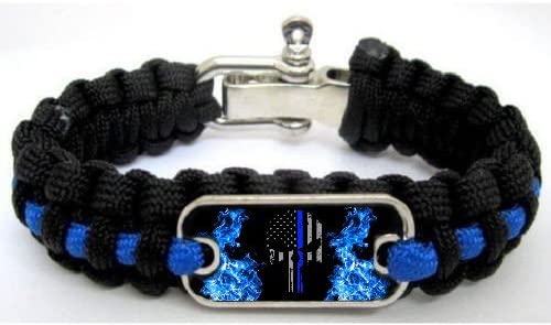 Blue Line Paracord Bracelet [Different Styles Available]