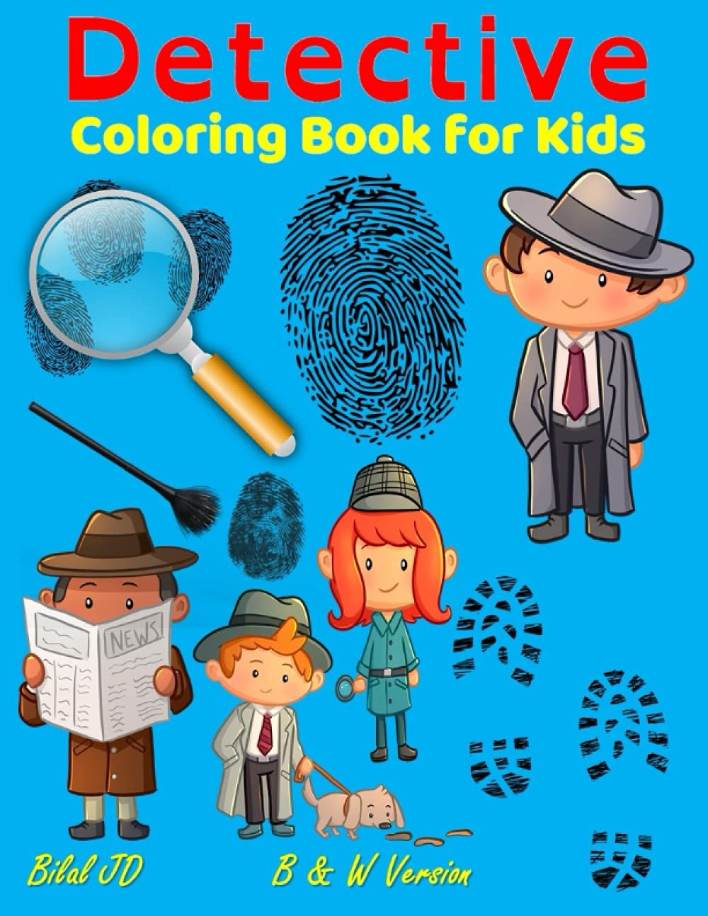Spy / Detective Themed Coloring Books
