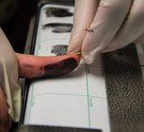 Fingerprinting Service [on Hard Fingerprint Card] - Includes printing from archived prints