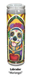 Day of the Dead Dog Candles