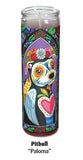 Day of the Dead Dog Candles