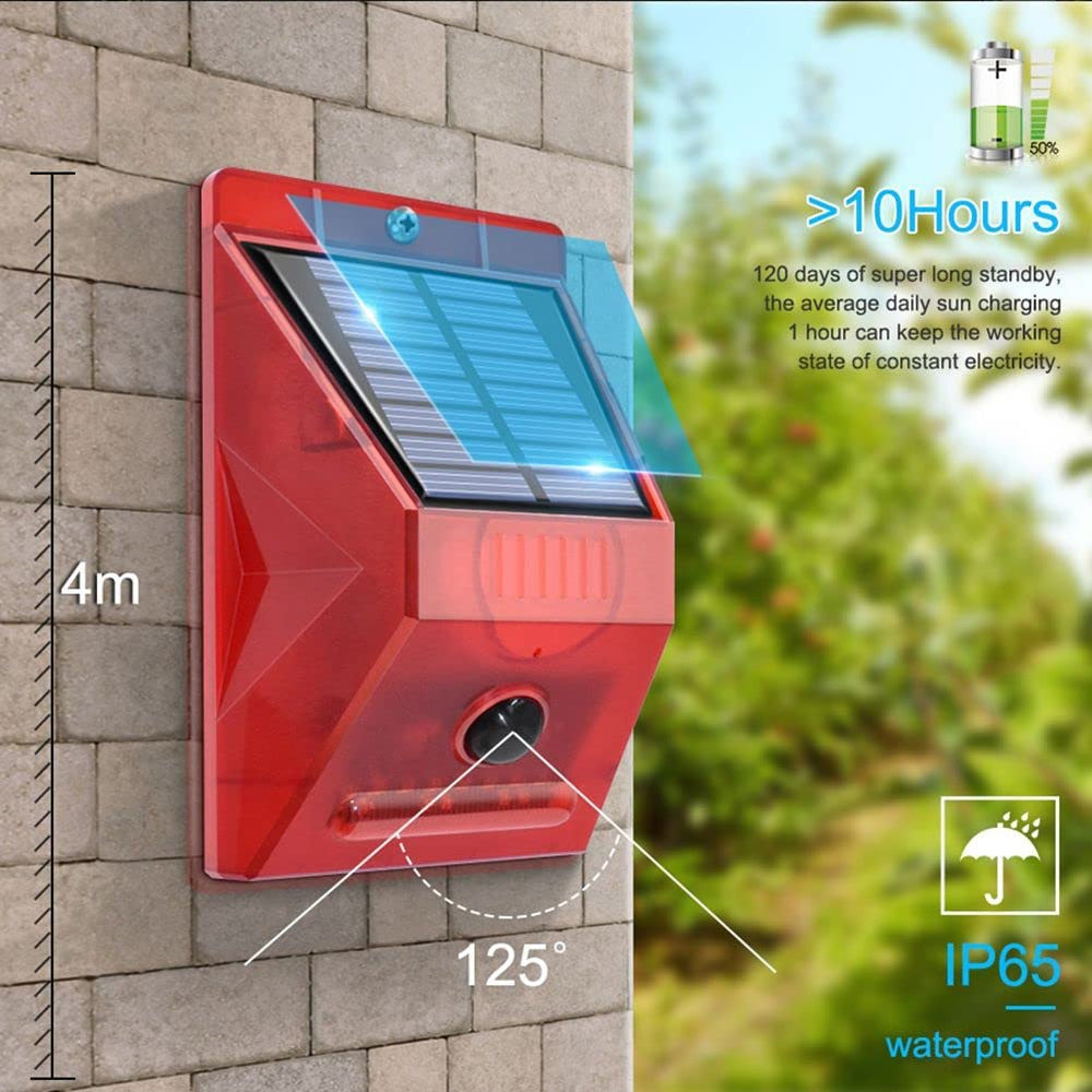 Solar Powered Motion Activated / Security Alarm