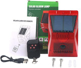 Solar Powered Motion Activated / Security Alarm