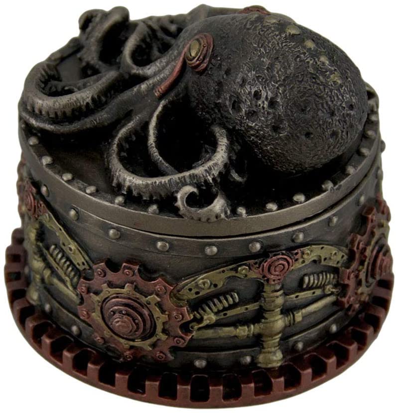Steampunk Octopus Trinket Box!