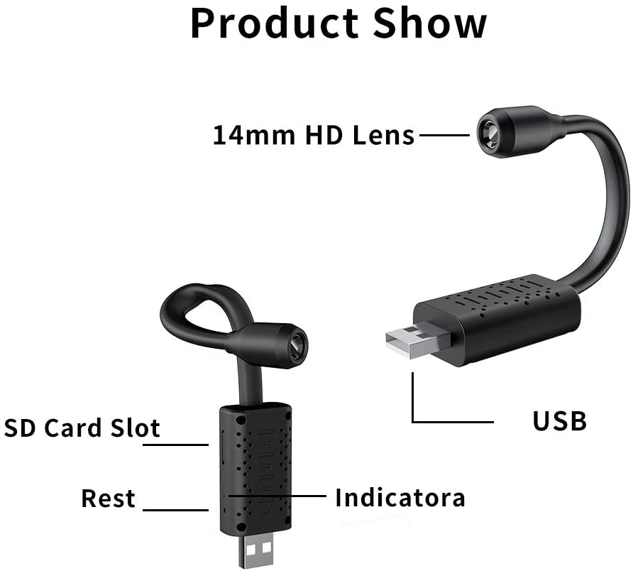 Flexible Mini WiFi Camera / DVR (w/ Motion Detection)